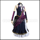 BanG Dream! BLACK SHOUT Shirokane Rinko Cosplay Costume coscarnival - Back View
