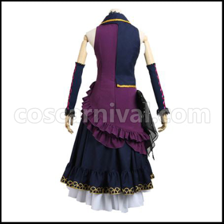 BanG Dream! BLACK SHOUT Shirokane Rinko Cosplay Costume coscarnival - Side Profile