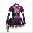 BanG Dream! Udagawa Ako BLACK SHOUT Cosplay Costume coscarnival - Front View