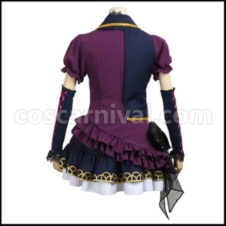 BanG Dream! Udagawa Ako BLACK SHOUT Cosplay Costume coscarnival - Side Profile