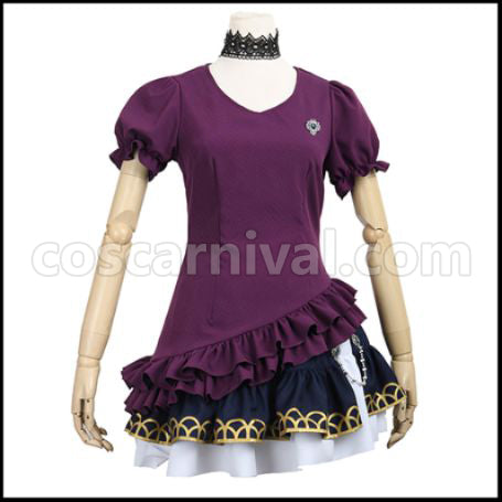 BanG Dream! Udagawa Ako BLACK SHOUT Cosplay Costume coscarnival - Detail Close-up