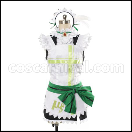 Love Live! Maid Mogu Mogu Love in Approach! Rin Hoshizora Cosplay Costume coscarnival - Collar Design