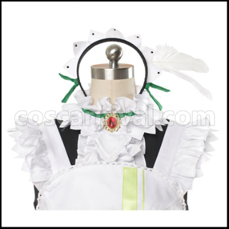 Love Live! Maid Mogu Mogu Love in Approach! Rin Hoshizora Cosplay Costume coscarnival - Color and Pattern