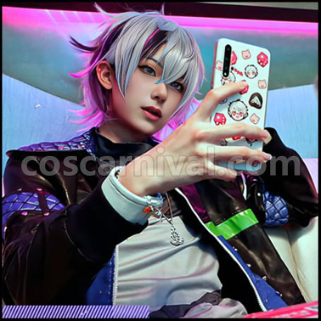 [Nijisanji Costume] Nijisanji VTuber Fuwa Minato Cosplay Costume coscarnival - Detail Close-up