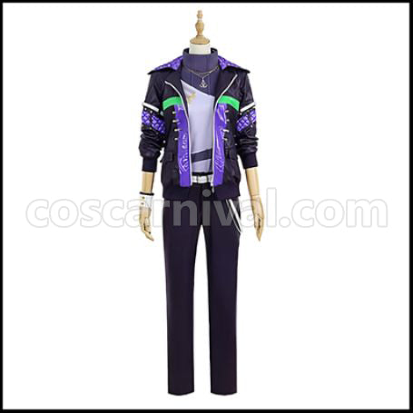 [Nijisanji Costume] Nijisanji VTuber Fuwa Minato Cosplay Costume coscarnival - Collar Design