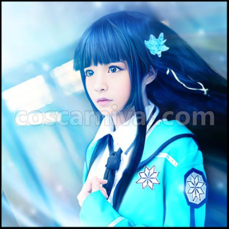 Mahouka Koukou no Rettousei Shiba Miyuki Cosplay Costume Ver2 by coscarnival - Side Profile