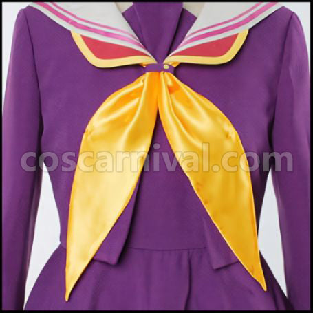 No Game No Life Shiro Cosplay Costume coscarnival - Detail Close-up