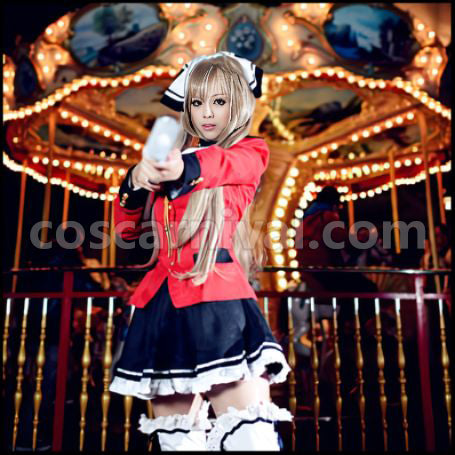 Amagi Brilliant Park Isuzu Sento Cosplay Costume coscarnival - Front View