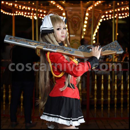 Amagi Brilliant Park Isuzu Sento Cosplay Costume coscarnival - Back View