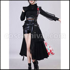[Nijisanji Costume] Nijisanji VTuber Hoshimachi Suisei (Hoshimachi Suisei) Concert Outfit Cosplay Costume coscarnival - Front View