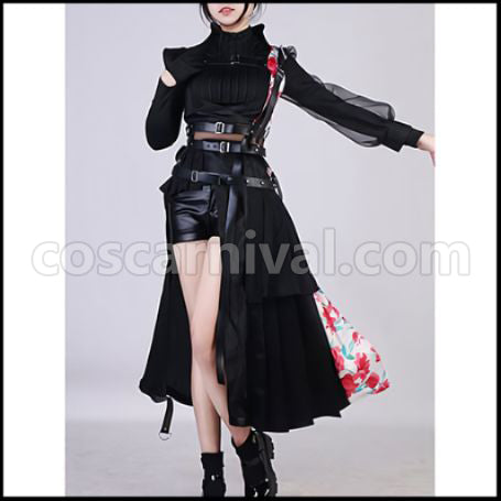 [Nijisanji Costume] Nijisanji VTuber Hoshimachi Suisei (Hoshimachi Suisei) Concert Outfit Cosplay Costume coscarnival - Front View