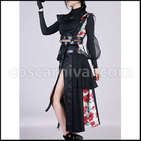 [Nijisanji Costume] Nijisanji VTuber Hoshimachi Suisei (Hoshimachi Suisei) Concert Outfit Cosplay Costume coscarnival - Back View