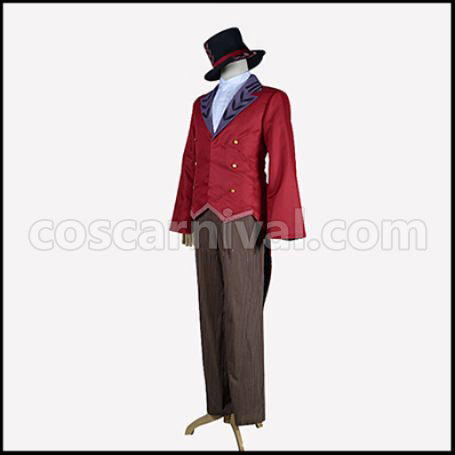 Black Bullet Hiruko Kagetane Cosplay Costume coscarnival - Back View