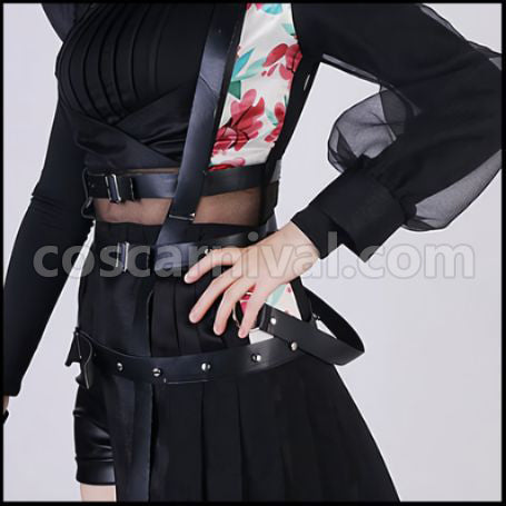 [Nijisanji Costume] Nijisanji VTuber Hoshimachi Suisei (Hoshimachi Suisei) Concert Outfit Cosplay Costume coscarnival - Hem Detail
