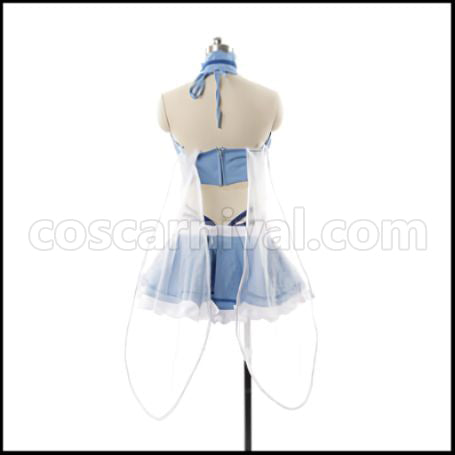 Amagi Brilliant Park Muse the Water Fairy Cosplay Costume coscarnival - Back View