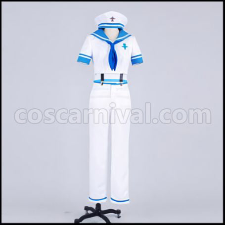 Free! Bessatsu spoon.2Di Sailor Suit Cosplay Costume coscarnival - Collar Design