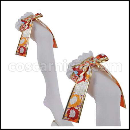 Love Live! SR August China Dress Edition After Awakening Honoka Kosaka Cosplay Costume coscarnival - Collar Design