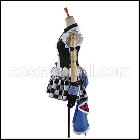 Love Live! UR Cafe Maid Edition After Awakening Rin Hoshizora Cosplay Costume coscarnival - Back View
