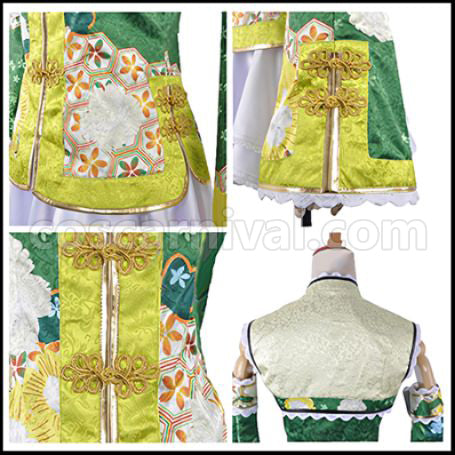 Love Live! SR August China Dress Edition After Awakening Hanayo Koizumi Cosplay Costume coscarnival - Detail Close-up