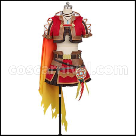 Uma Musume Pretty Derby Tokai Teio Anime Version Cosplay Costume coscarnival - Front View