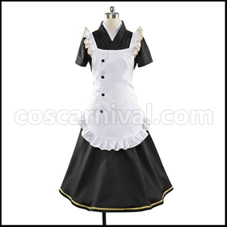 Love Live! Nozomi Tojo Cafe Maid Edition SR Pre-Awakening Cosplay Costume coscarnival - Front View