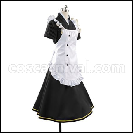 Love Live! Nozomi Tojo Cafe Maid Edition SR Pre-Awakening Cosplay Costume coscarnival - Detail Close-up