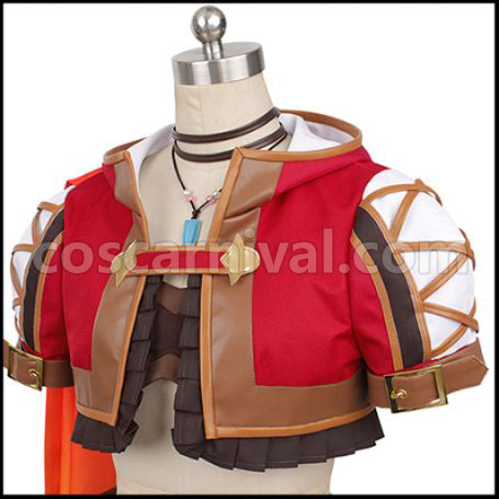 Uma Musume Pretty Derby Tokai Teio Anime Version Cosplay Costume coscarnival - Collar Design