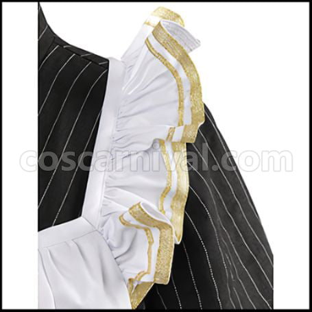 Love Live! Nozomi Tojo Cafe Maid Edition SR Pre-Awakening Cosplay Costume coscarnival - Color and Pattern