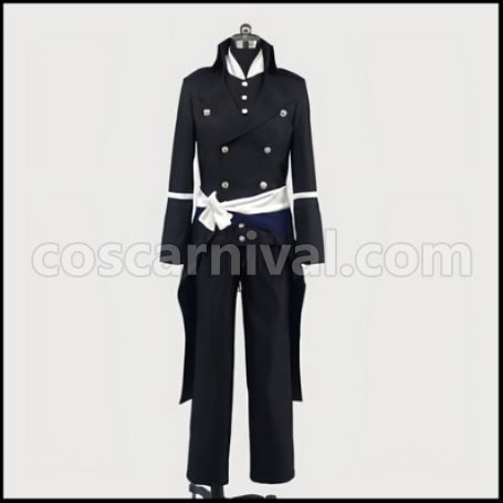Hakuoki: Demon of the Fleeting Blossom Saito Hajime Western Outfit Cosplay Costume coscarnival - Front View
