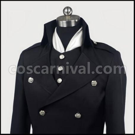 Hakuoki: Demon of the Fleeting Blossom Saito Hajime Western Outfit Cosplay Costume coscarnival - Detail Close-up