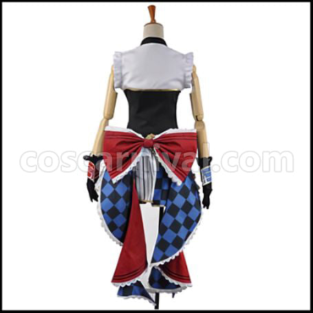 Love Live! UR Cafe Maid Edition After Awakening Umi Sonoda Cosplay Costume coscarnival - Back View