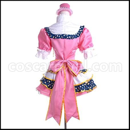 Love Live! SR April Fruit Parlor Edition Awakening After Kotori Minami Cosplay Costume coscarnival - Side Profile