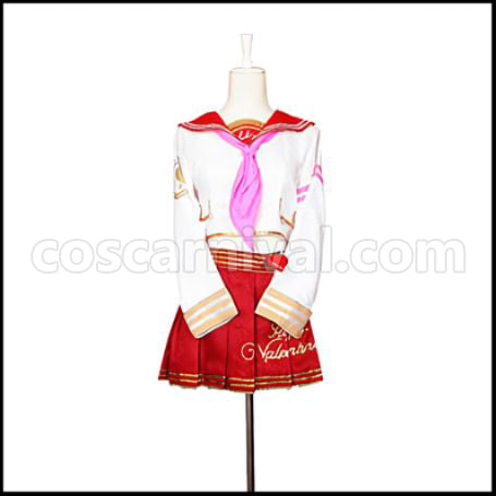 Love Live! UR February Valentine's Edition Nico Yazawa Before Awakening Cosplay Costume coscarnival - Front View