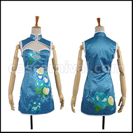 Love Live! SR August China Dress Edition Eri Ayase Cosplay Costume coscarnival - Front View
