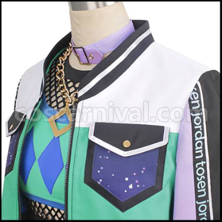 Uma Musume Pretty Derby Tozen Jordan Battle Outfit Cosplay Costume coscarnival - Collar Design