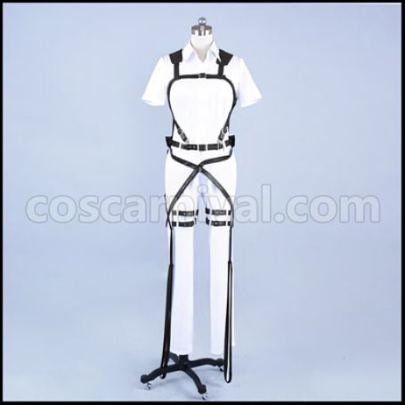 Attack on Titan Scout Regiment Mikasa Ackerman Cosplay Costume Ver2 coscarnival - Collar Design
