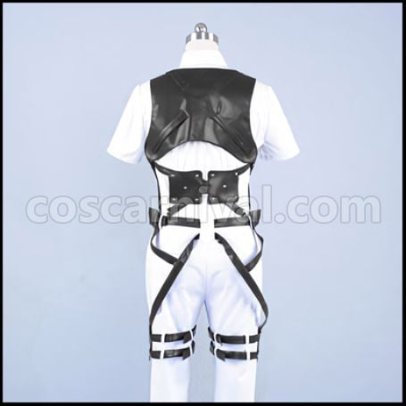 Attack on Titan Scout Regiment Mikasa Ackerman Cosplay Costume Ver2 coscarnival - Color and Pattern