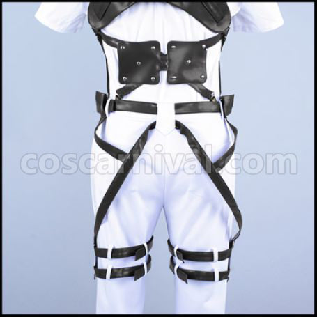 Attack on Titan Scout Regiment Mikasa Ackerman Cosplay Costume Ver2 coscarnival - Pocket Design