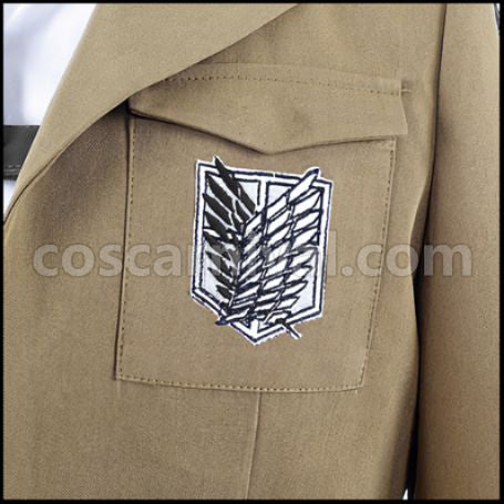 Attack on Titan Scout Regiment Mikasa Ackerman Cosplay Costume Ver2 coscarnival - Functional Details