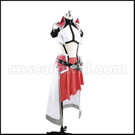 Cross Ange Tenshi to Ryuu no Rondo Hilda Cosplay Costume coscarnival - Side Profile