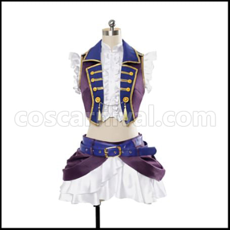 Love Live! Season 2 Insert Song Single 2 Love wing bell Dancing stars on me Umi Sonoda Cosplay Costume coscarnival - Collar Design