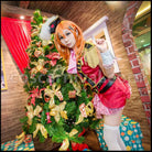 Love Live! Season 2 Insert Song Single 2 Love wing bell Dancing stars on me Honoka Kosaka Cosplay Costume coscarnival - Side Profile