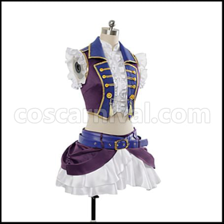 Love Live! Season 2 Insert Song Single 2 Love wing bell Dancing stars on me Umi Sonoda Cosplay Costume coscarnival - Hem Detail