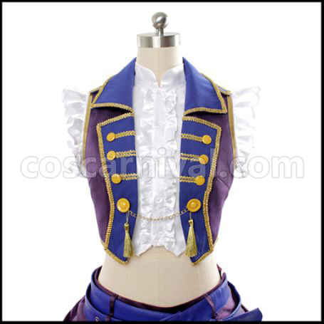 Love Live! Season 2 Insert Song Single 2 Love wing bell Dancing stars on me Umi Sonoda Cosplay Costume coscarnival - Color and Pattern