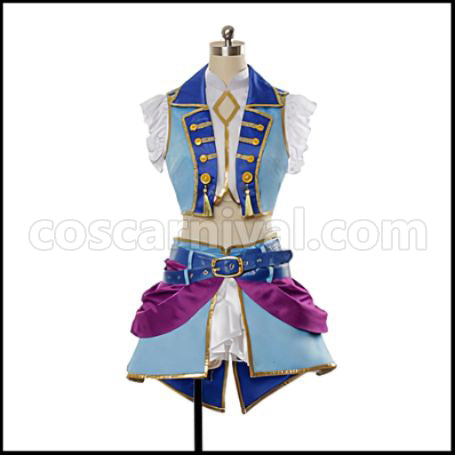 Love Live! Season 2 Insert Song Single 2 Love wing bell Dancing stars on me Eri Ayase Cosplay Costume coscarnival - Collar Design