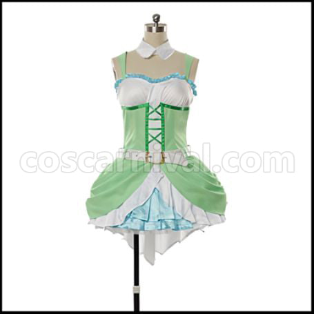 Love Live! Season 2 Insert Song Single 2 Love wing bell Dancing stars on me Rin Hoshizora Cosplay Costume coscarnival - Front View