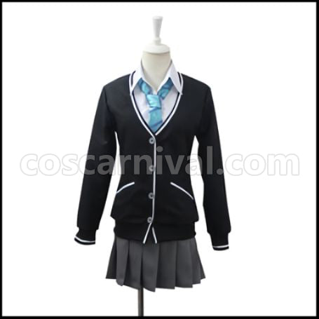 The Idolmaster Cinderella Girls Cool Rin Shibuya Uniform Cosplay Costume coscarnival - Front View