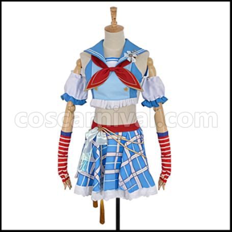 Love Live! School Idol Festival Marine Edition UR Hanayo Koizumi Cosplay Costume coscarnival - Collar Design