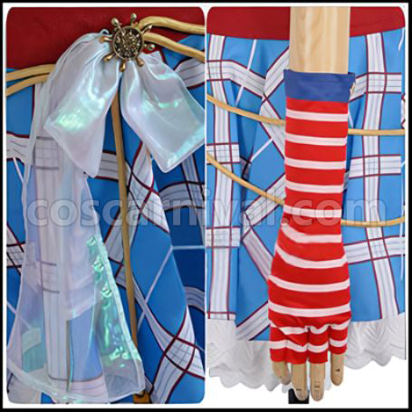 Love Live! School Idol Festival Marine Edition UR Hanayo Koizumi Cosplay Costume coscarnival - Hem Detail