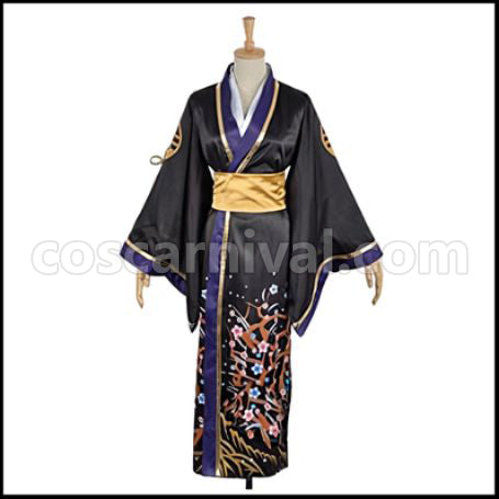 Touken Ranbu Ootachi Swordsman Jiro Tachi Casual Wear Cosplay Costume coscarnival - Front View